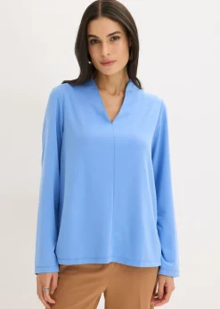 bonprix bonprix Camiseta de manga larga azul provenzal Best