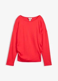 bonprix bonprix Camiseta de manga larga de cómodo Punto di Roma fresa Outlet