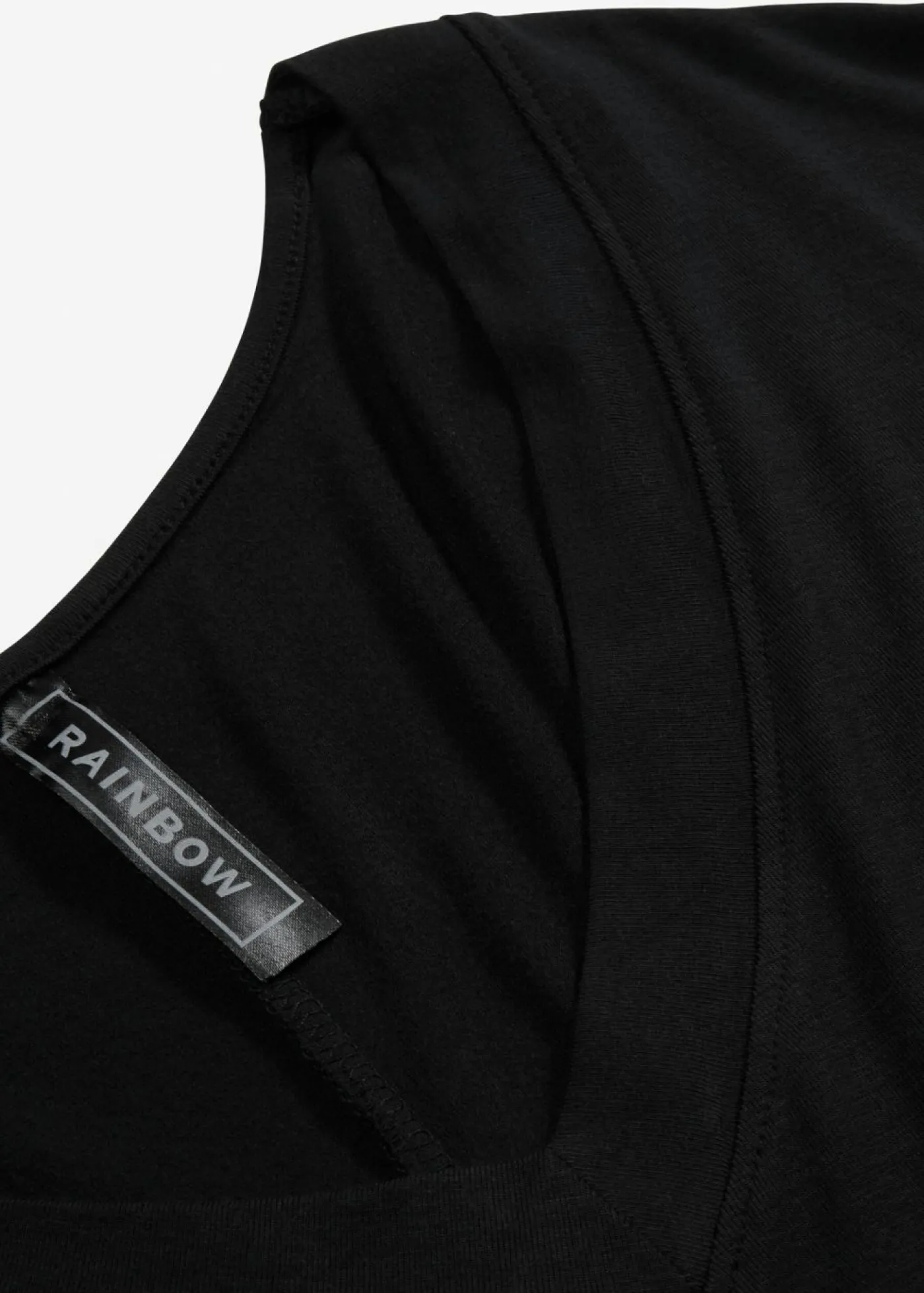 bonprix bonprix Camiseta de mezcla de viscosa fluida Negro New