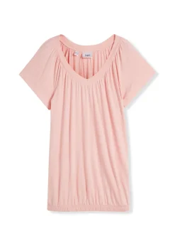 bonprix bonprix Camiseta de mezcla de viscosa rosa pastel Sale