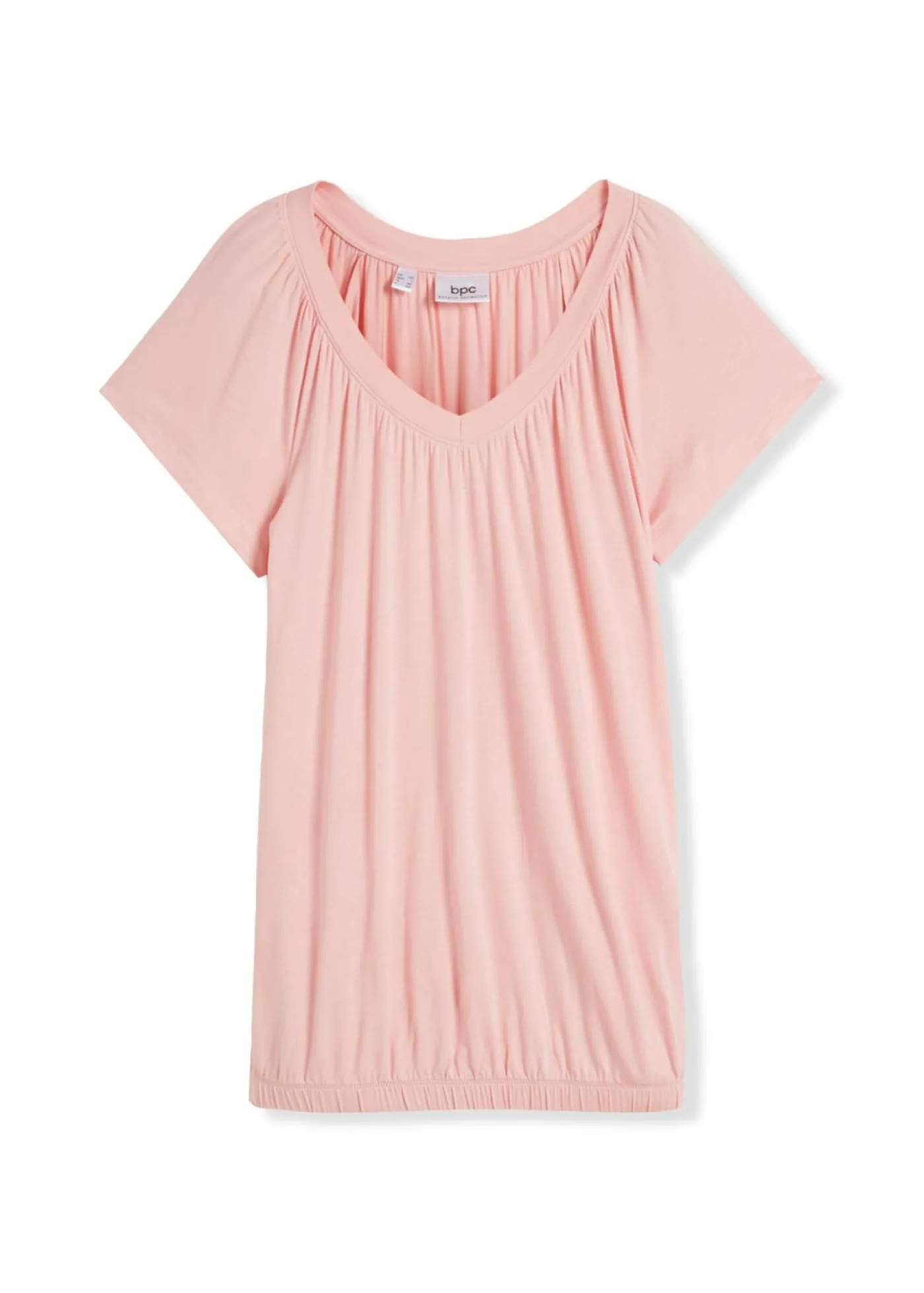 bonprix bonprix Camiseta de mezcla de viscosa rosa pastel Sale