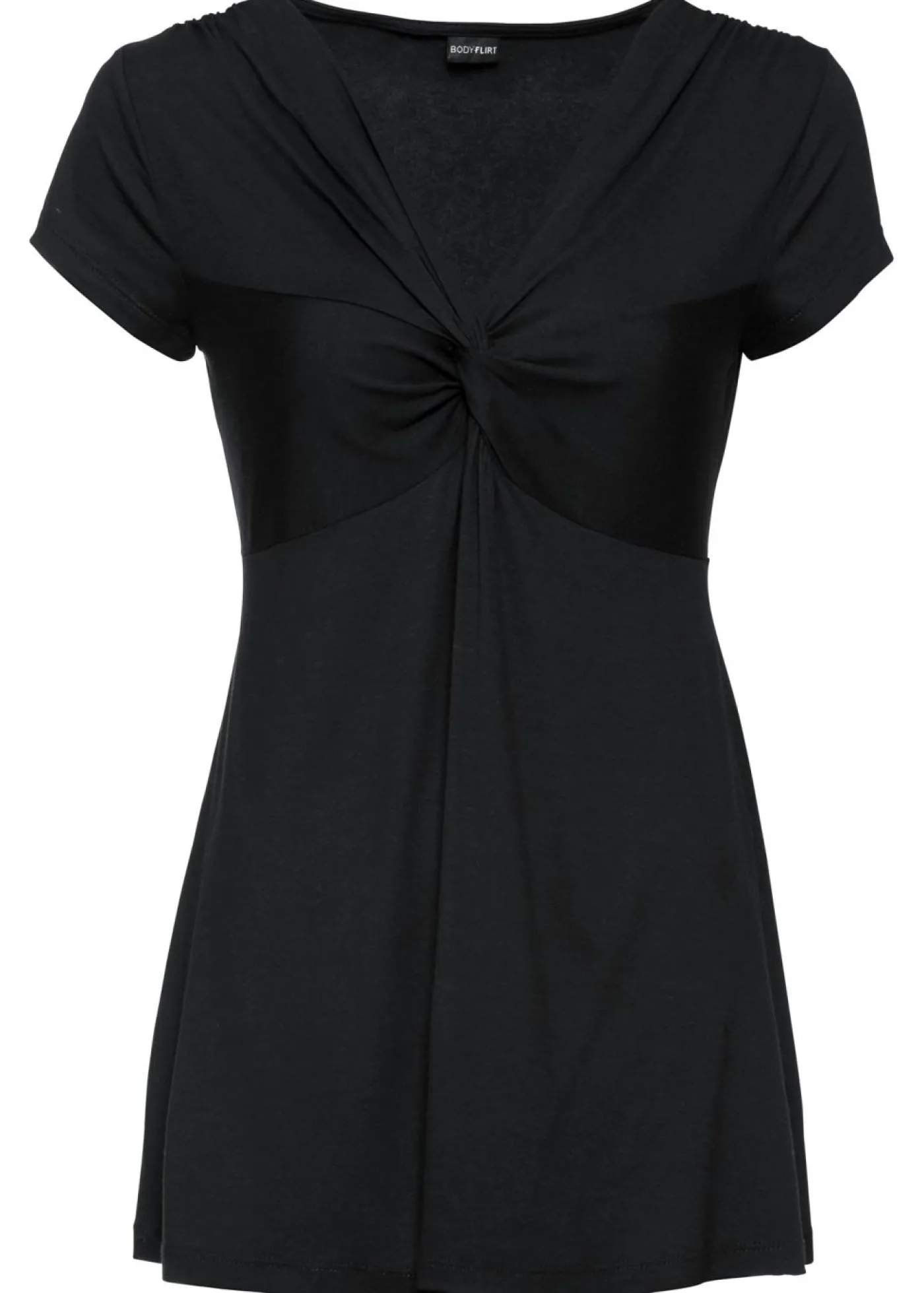 bonprix bonprix Camiseta de mezcla de viscosa Negro
