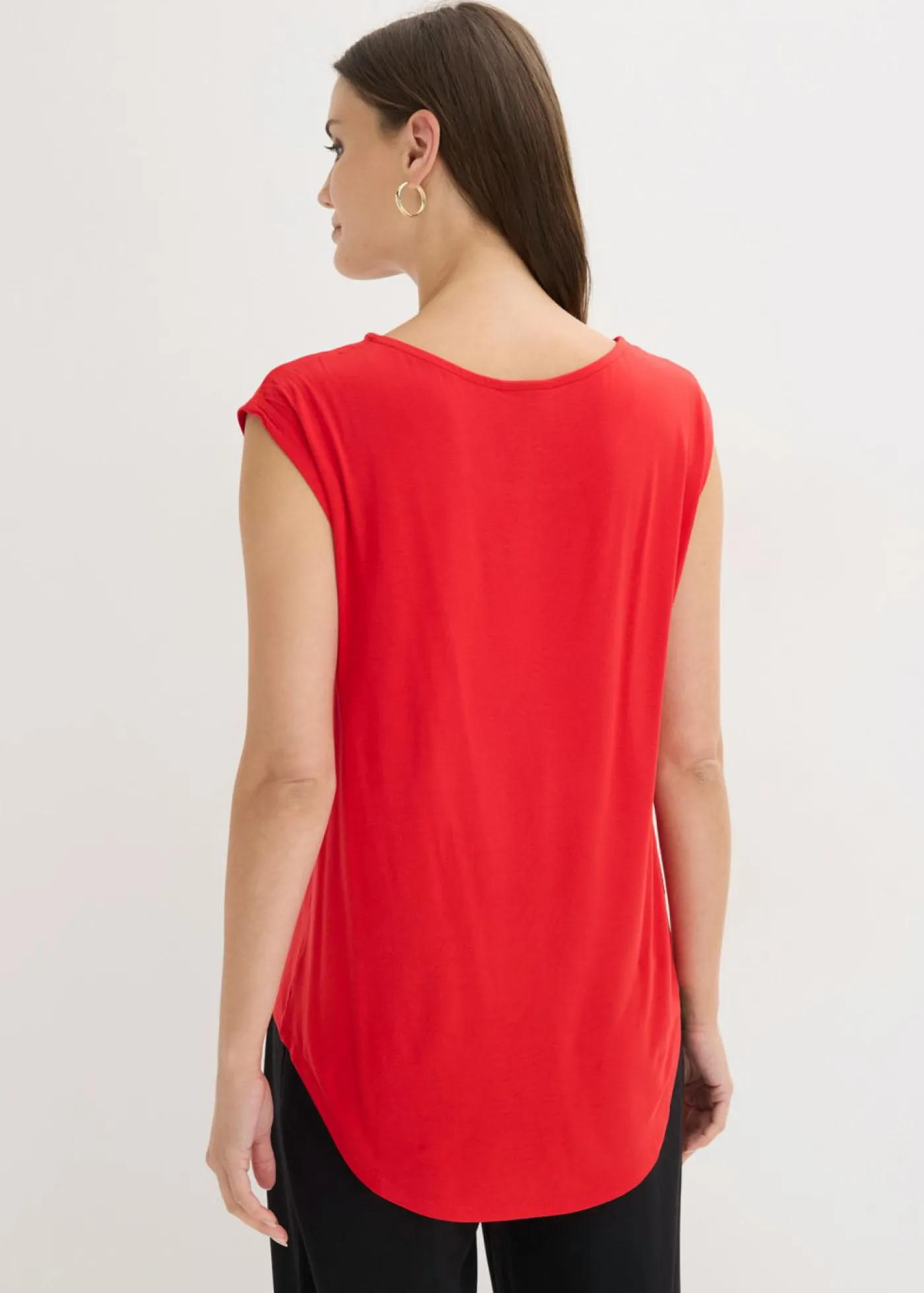 bonprix bonprix Camiseta de mezcla de viscosa fresa Clearance