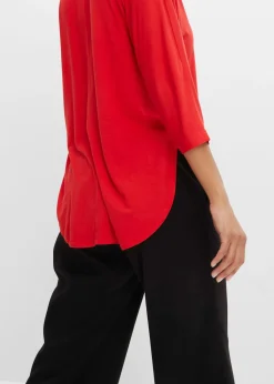 bonprix bonprix Camiseta de mezcla de viscosa fluida fresa Sale