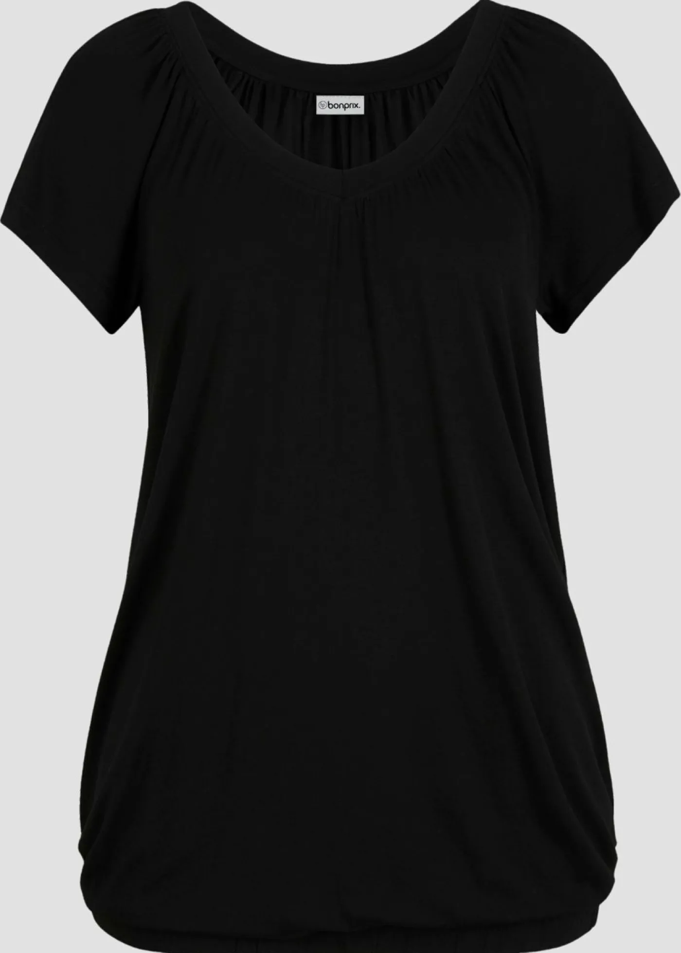 bonprix bonprix Camiseta de mezcla de viscosa Negro Best