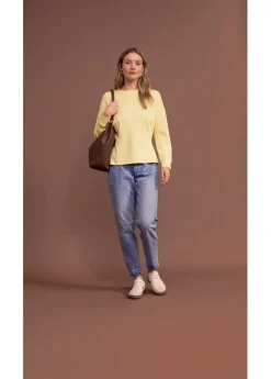 bonprix bonprix Camiseta de neopreno entallada Amarillo claro Hot