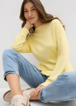 bonprix bonprix Camiseta de neopreno entallada Amarillo claro Hot