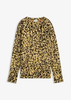 bonprix bonprix Camiseta de punto ajustada Negro Hot