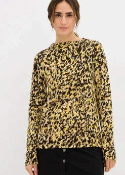 bonprix bonprix Camiseta de punto ajustada Negro Hot