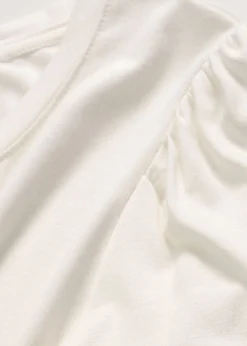 bonprix bonprix Camiseta de suave mezcla de viscosa Blanco lana Best
