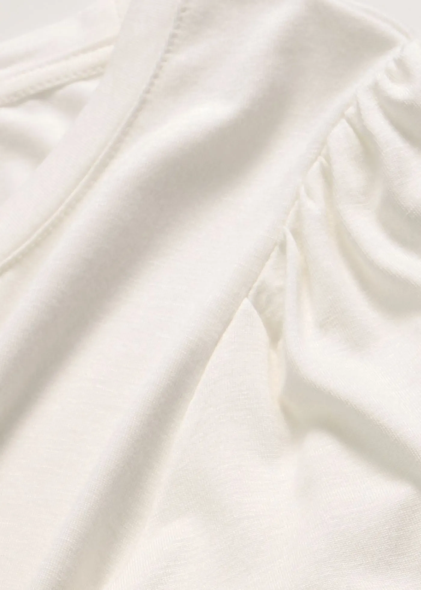 bonprix bonprix Camiseta de suave mezcla de viscosa Blanco lana Best