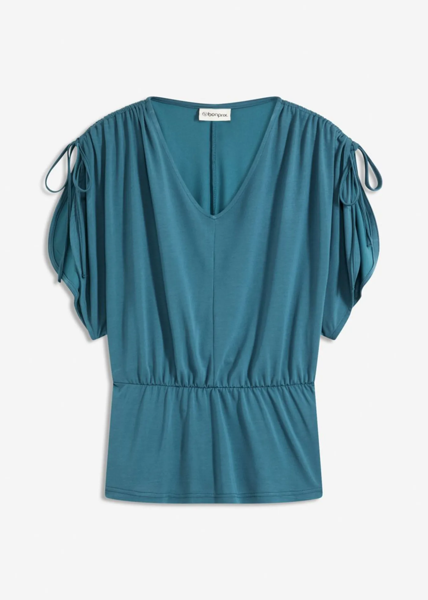 bonprix bonprix Camiseta de suave mezcla de modal verde pimiento Hot