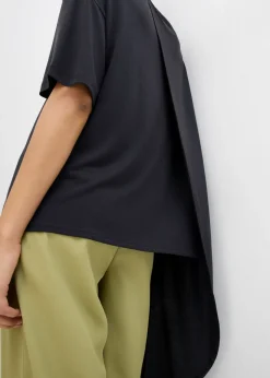 bonprix bonprix Camiseta de suave mezcla de modal Negro Discount