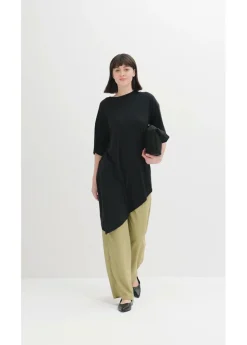 bonprix bonprix Camiseta de suave mezcla de modal Negro Discount