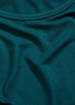 bonprix bonprix Camiseta de suave mezcla de viscosa Verde intenso Hot