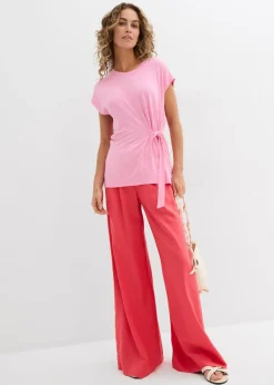 bonprix bonprix Camiseta de suave mezcla de viscosa Rosa Best