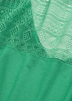 bonprix bonprix Camiseta de suave mezcla de viscosa Verde