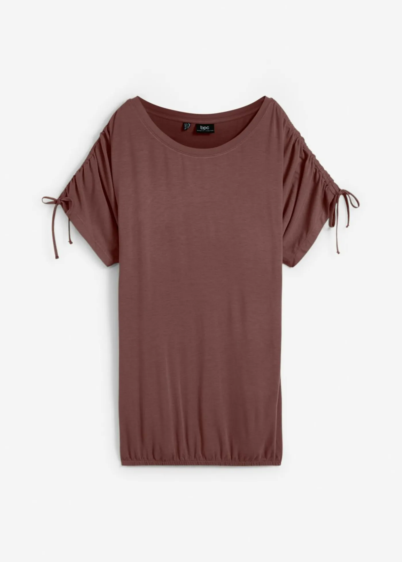 bonprix bonprix Camiseta de viscosa fluida Marrón tierra Discount