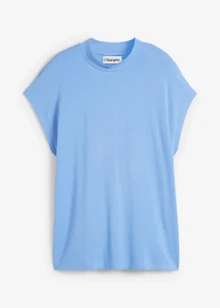 bonprix bonprix Camiseta de viscosa suave azul provenzal Sale
