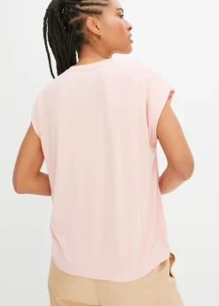 bonprix bonprix Camiseta de viscosa suave rosa pastel Hot