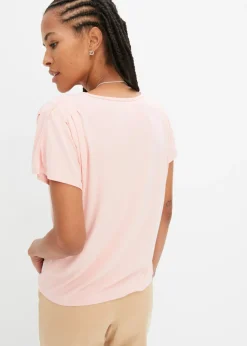 bonprix bonprix Camiseta de viscosa suave rosa pastel Discount