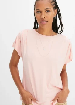 bonprix bonprix Camiseta de viscosa suave rosa pastel Discount