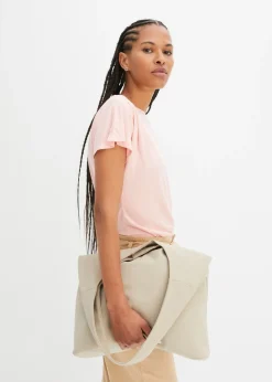 bonprix bonprix Camiseta de viscosa suave rosa pastel Discount