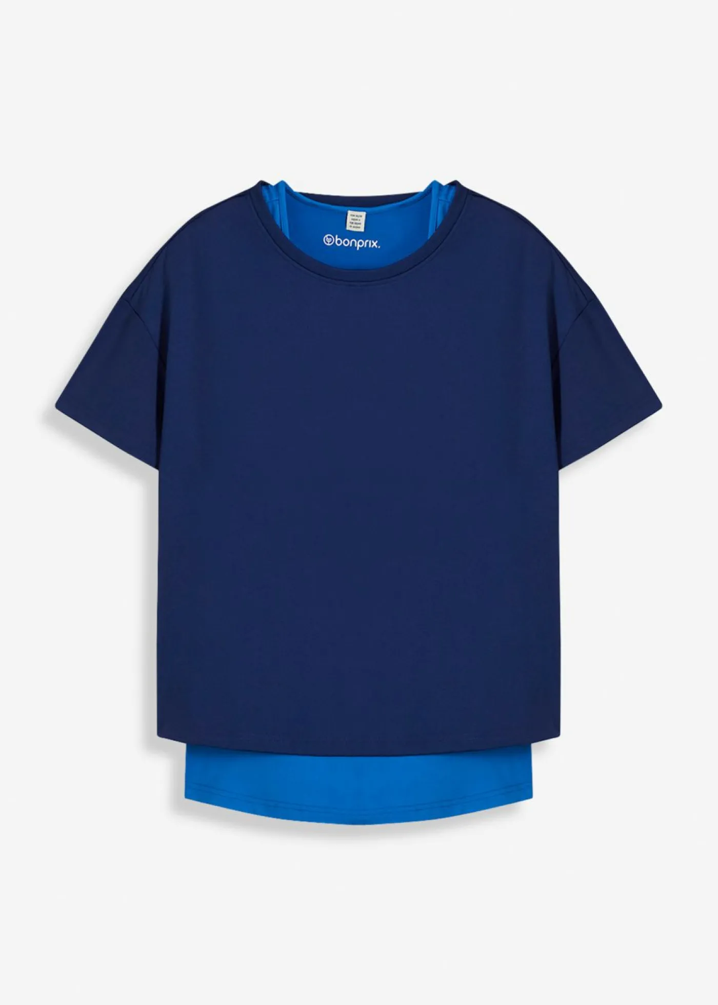 bonprix bonprix Camiseta deportiva azul faro-azul horizonte