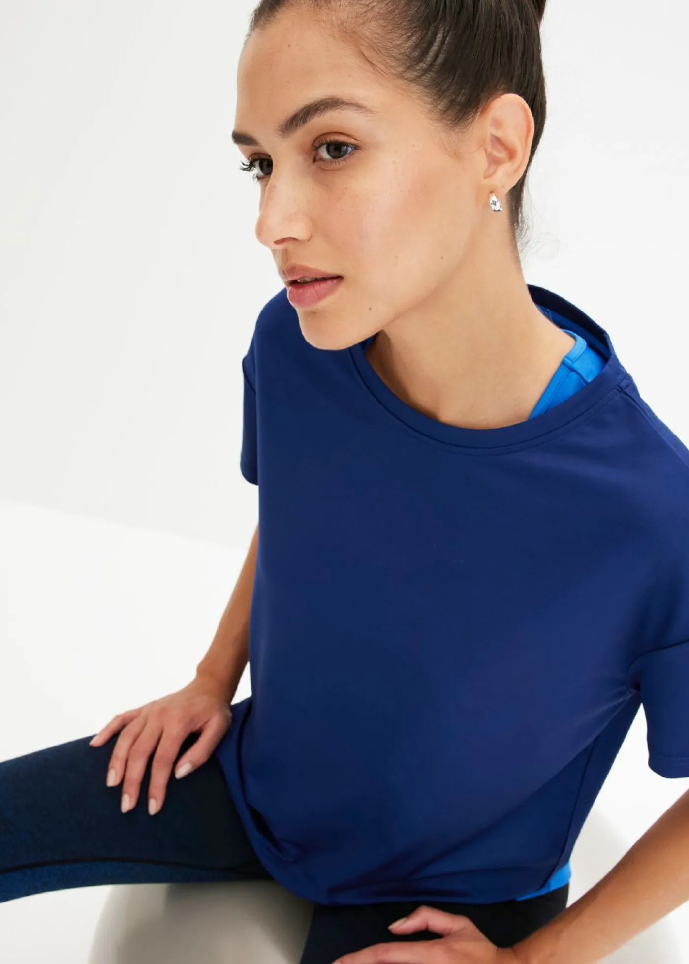 bonprix bonprix Camiseta deportiva azul faro-azul horizonte