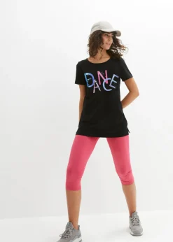 bonprix bonprix Camiseta deportiva Negro Hot