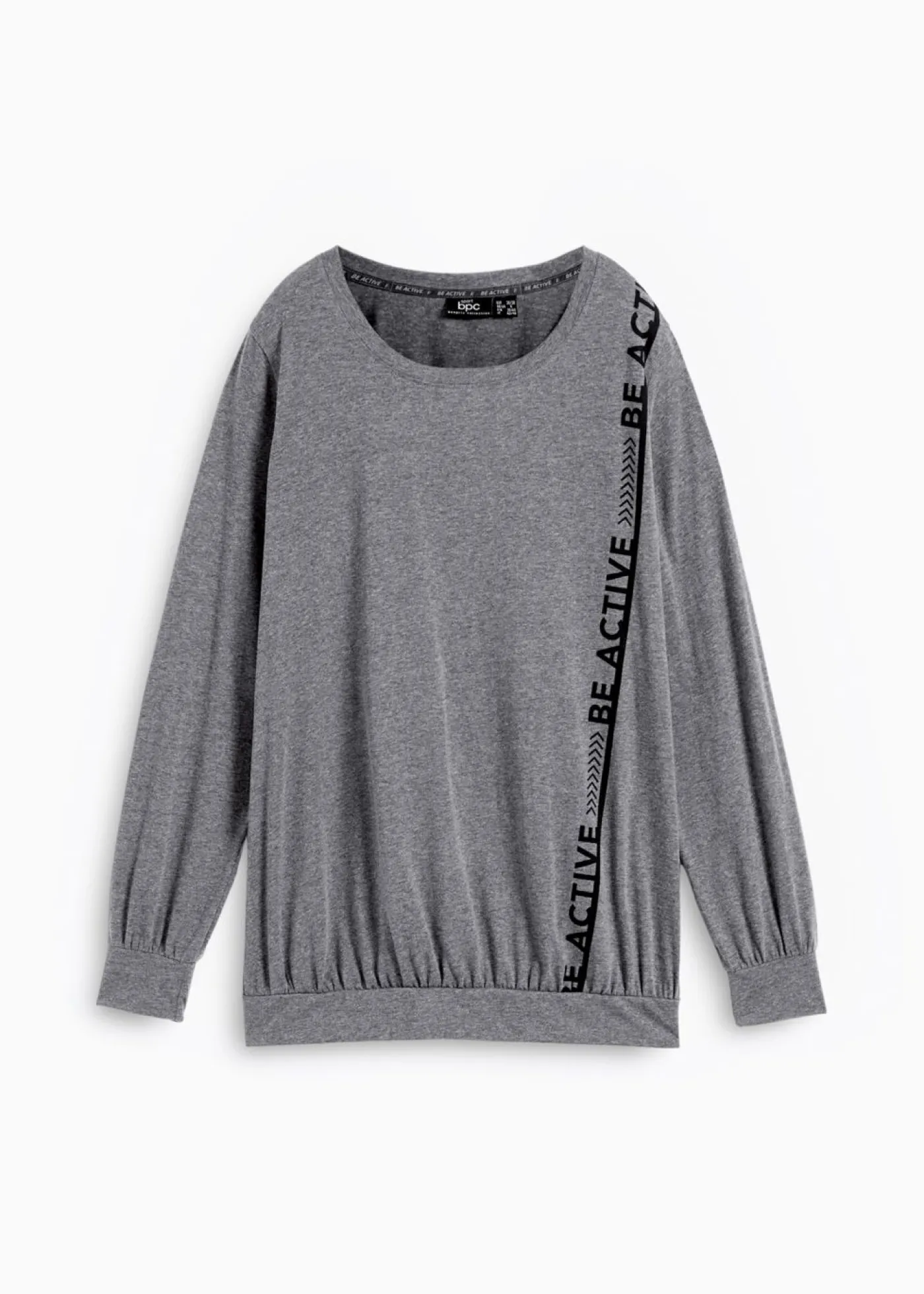 bonprix bonprix Camiseta deportiva holgada Gris jaspeado Hot