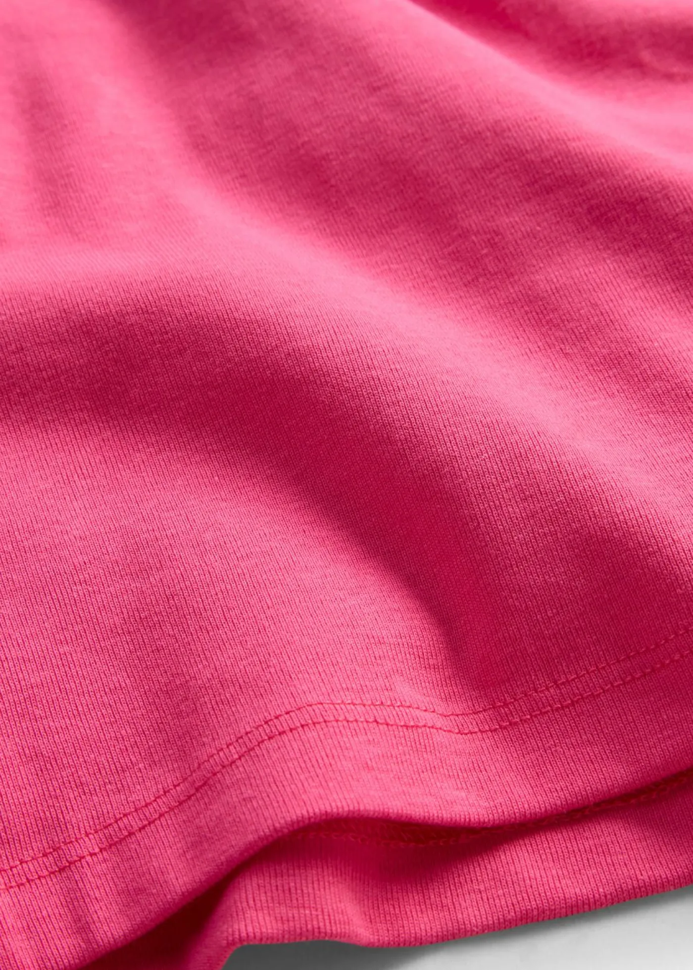 bonprix bonprix Camiseta elástica con escote en forma de U fucsia Best
