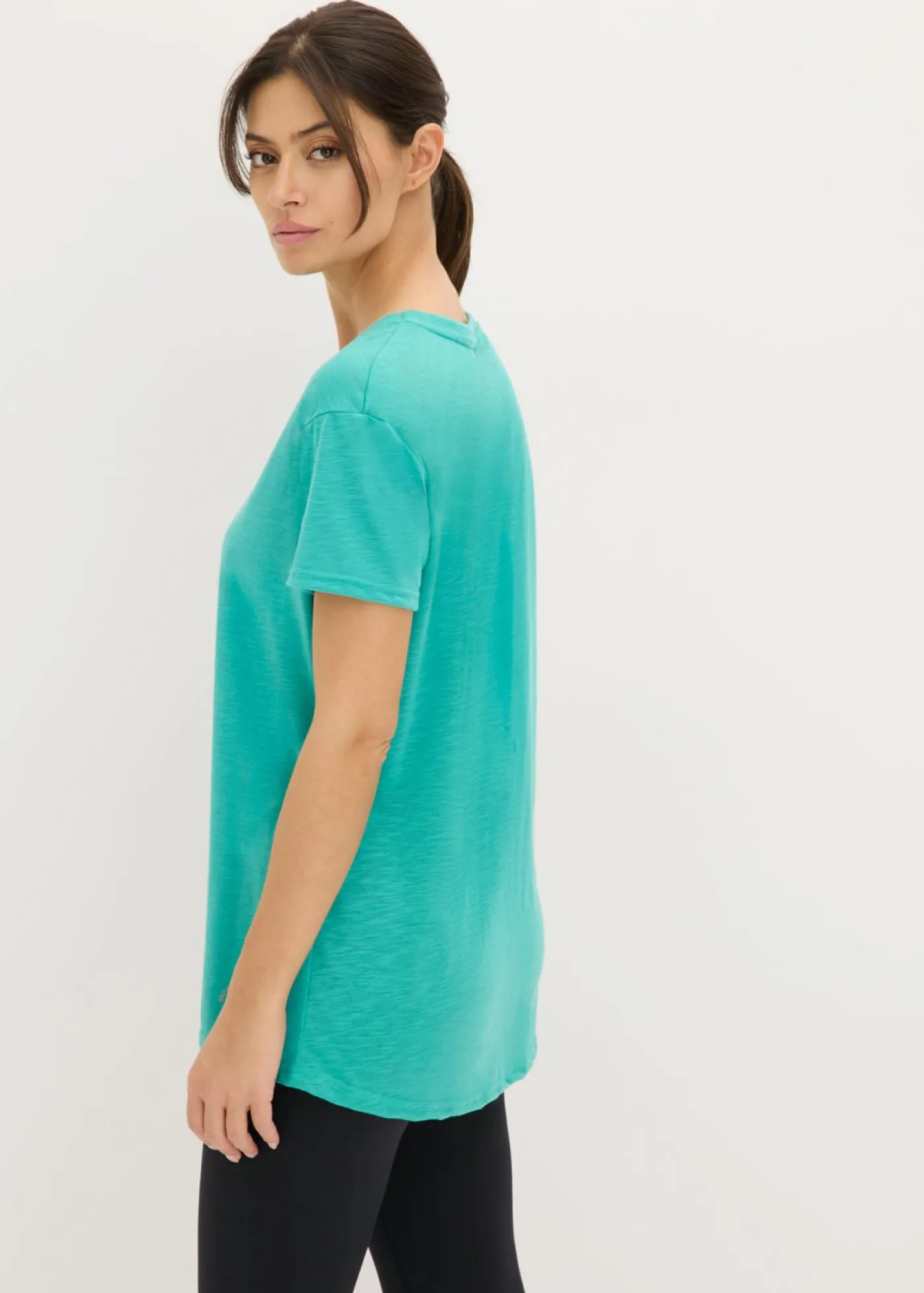 bonprix bonprix Camiseta funcional de secado rápido (2 unidades) Esmeralda-negro Sale