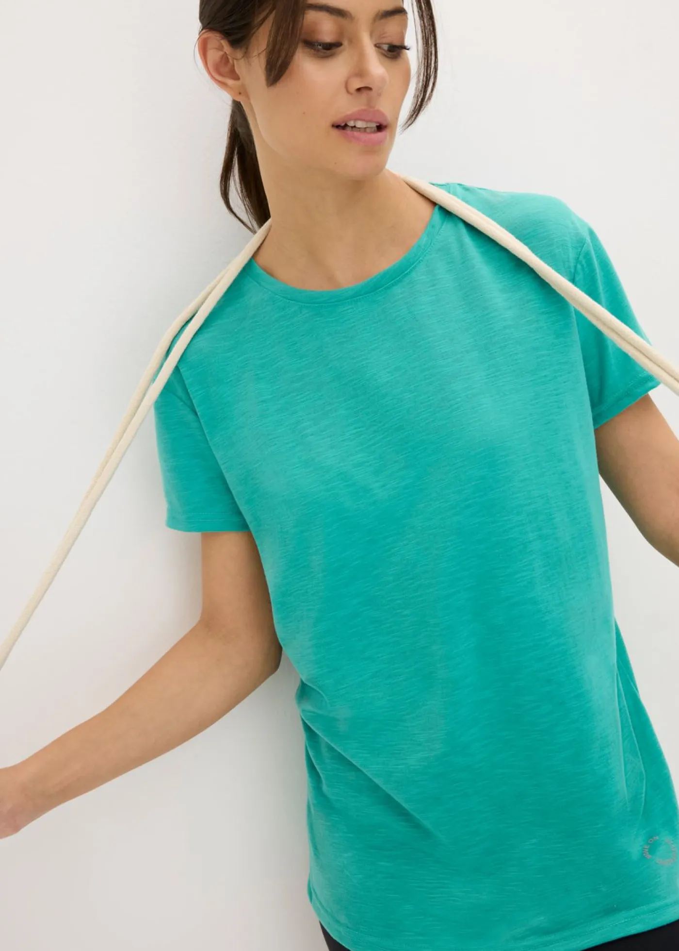 bonprix bonprix Camiseta funcional de secado rápido (2 unidades) Esmeralda-negro Sale