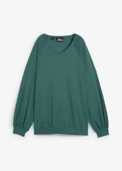 bonprix bonprix Camiseta holgada verde mate Discount