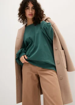 bonprix bonprix Camiseta holgada verde mate Discount