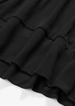 bonprix bonprix Camiseta holgada de viscosa fluida Negro Best