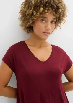 bonprix bonprix Camiseta larga rojo avellana Best