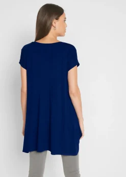 bonprix bonprix Camiseta larga Azul oxford Sale