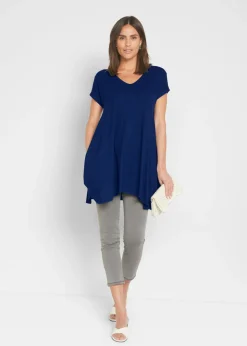 bonprix bonprix Camiseta larga Azul oxford Sale