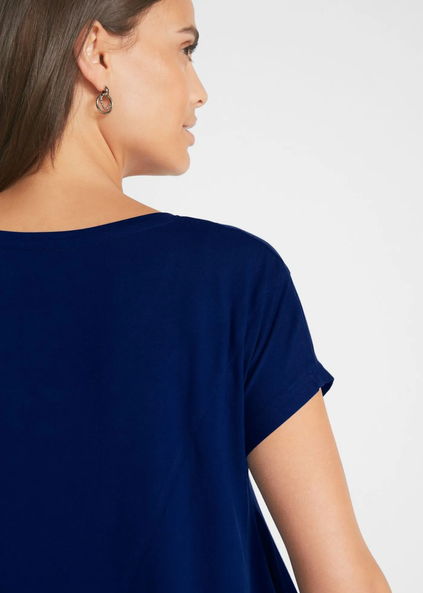 bonprix bonprix Camiseta larga Azul oxford Sale
