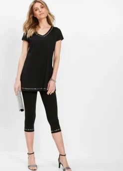 bonprix bonprix Camiseta larga Violeta-plateado Best