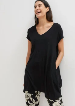 bonprix bonprix Camiseta larga Negro New