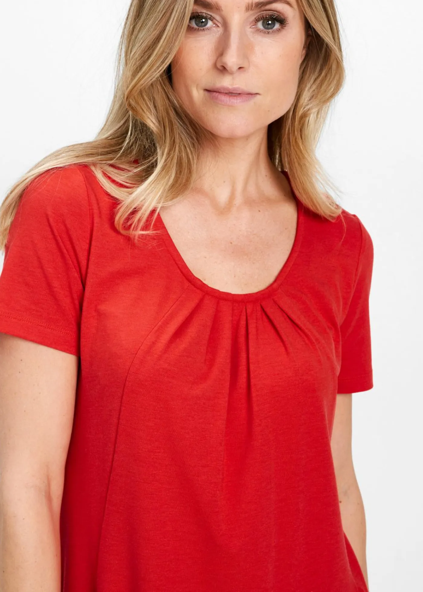 bonprix bonprix Camiseta larga con viscosa fresa