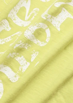 bonprix bonprix Camiseta larga de algodón orgánico puro Rosa ceniza Clearance