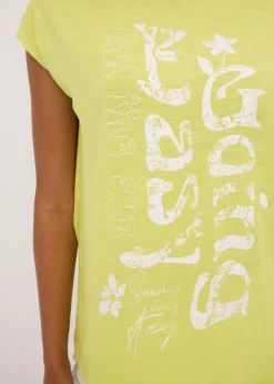 bonprix bonprix Camiseta larga de algodón orgánico puro Rosa ceniza Clearance