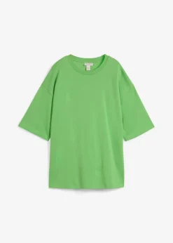 bonprix bonprix Camiseta larga de interlock Verde trébol Hot