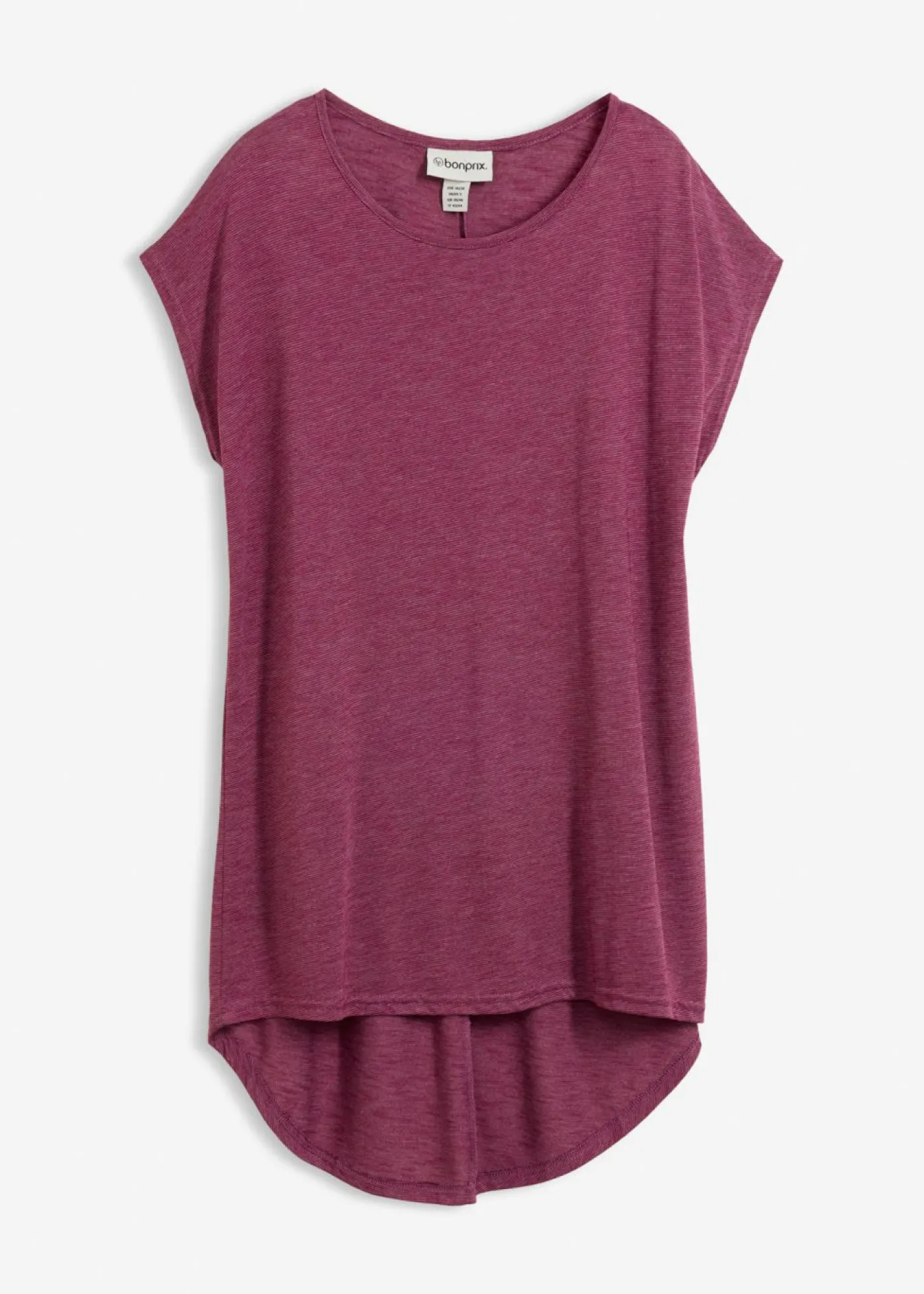 bonprix bonprix Camiseta larga de mezcla de viscosa Baya