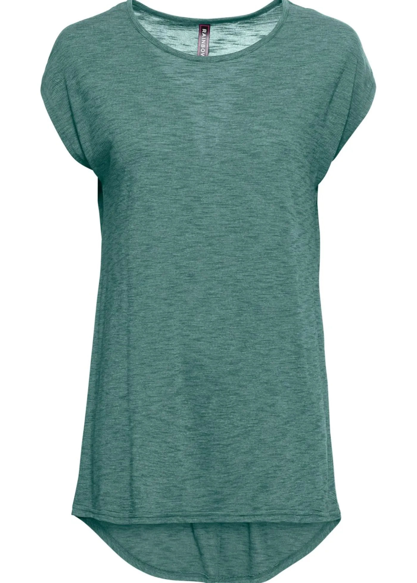 bonprix bonprix Camiseta larga de mezcla de viscosa Verde grisáceo Best