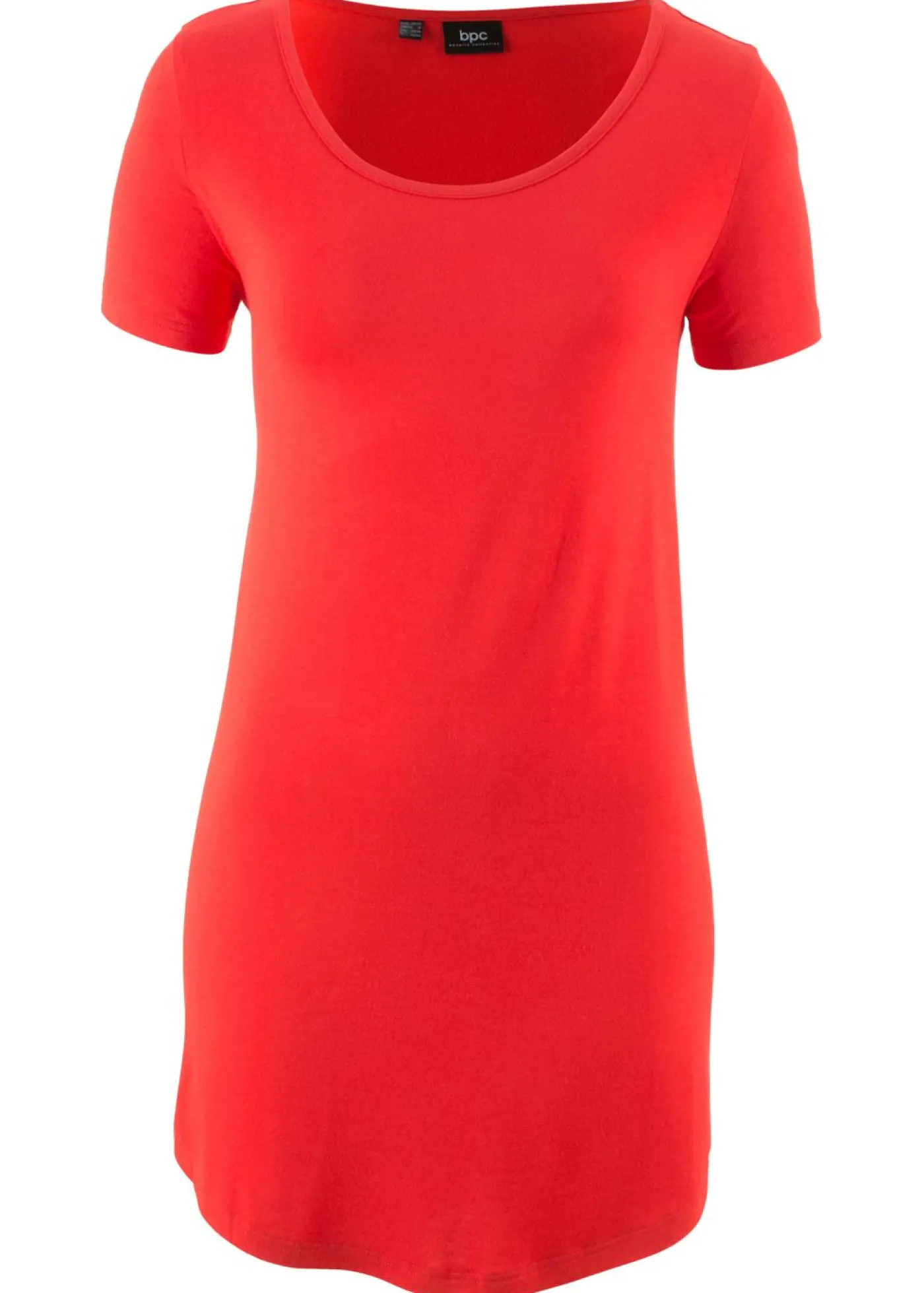 bonprix bonprix Camiseta larga de viscosa suave fresa Sale
